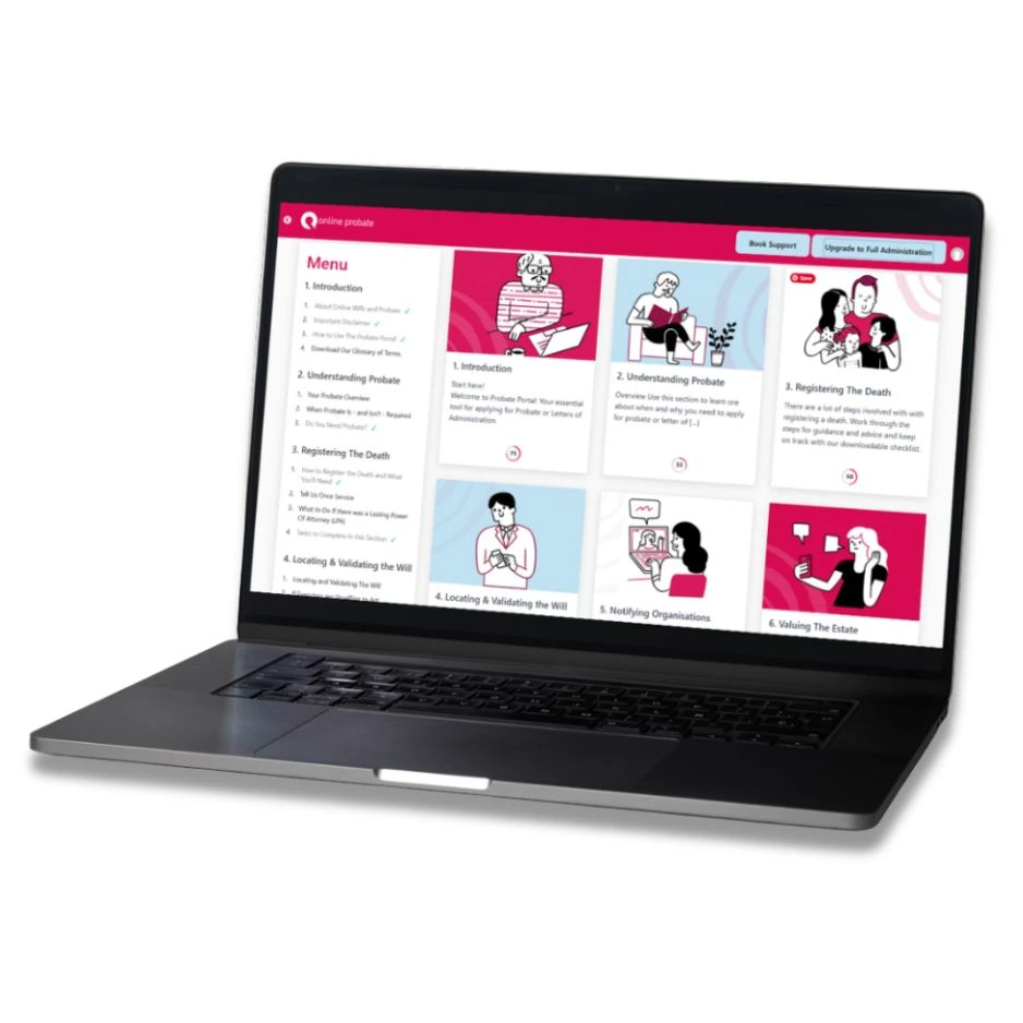 The only DIY Probate online created by a probate solicitor